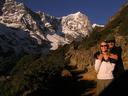 Day 3 : Thami to Tengboche.\r\nLoving the blue skies and white mountains the morning has brought us.